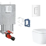 Akció Grohe - Uniset - Fali WC szett - SANI15BB3120