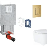 Alacsony ár Grohe - Uniset - Fali WC szett - SANI15BB4130