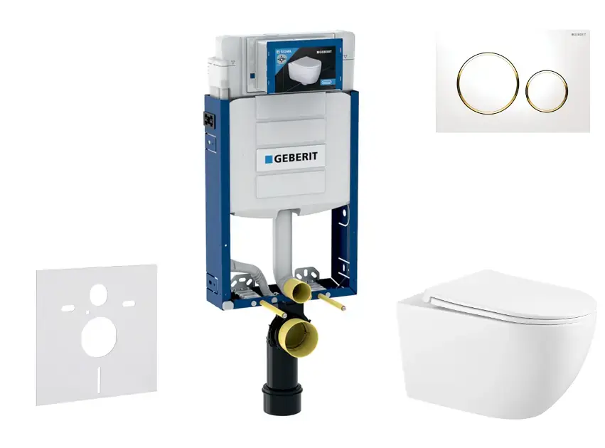 Geberit - Kombifix - Fali WC szett - SANI15CA3125 Szuper akció