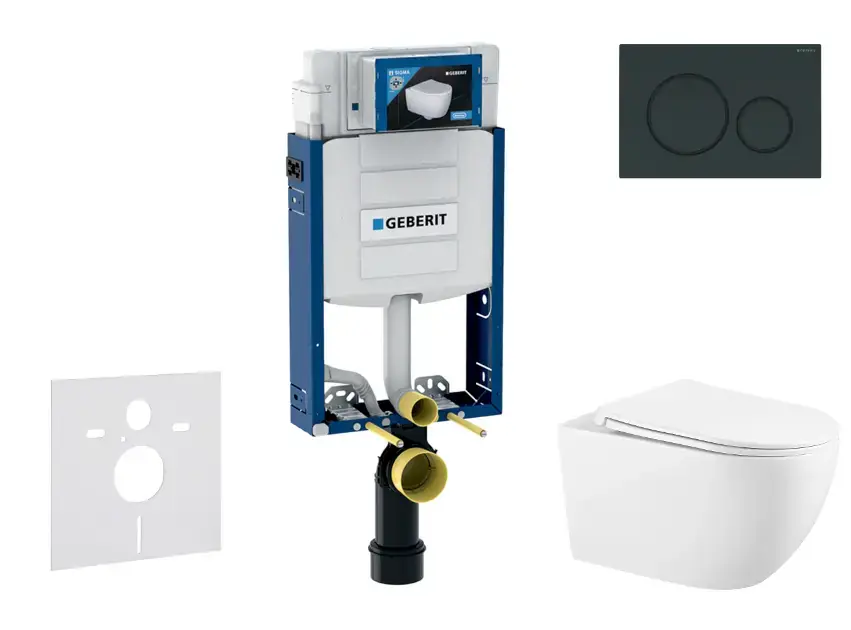 Geberit - Kombifix - Fali WC szett - SANI15CA5120 Végkiárusítás