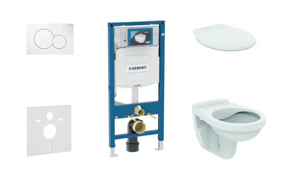Biztonságos fizetés Geberit - Duofix - Fali WC szett - SANI11CD3124