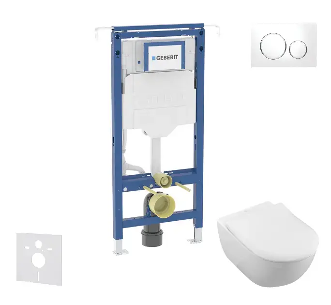 Geberit - Duofix - Fali WC szett - SANI11CK3114 Biztonságos vásárlás