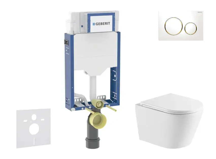Prémium Geberit - Kombifix - Fali WC szett - SANI15CA3149