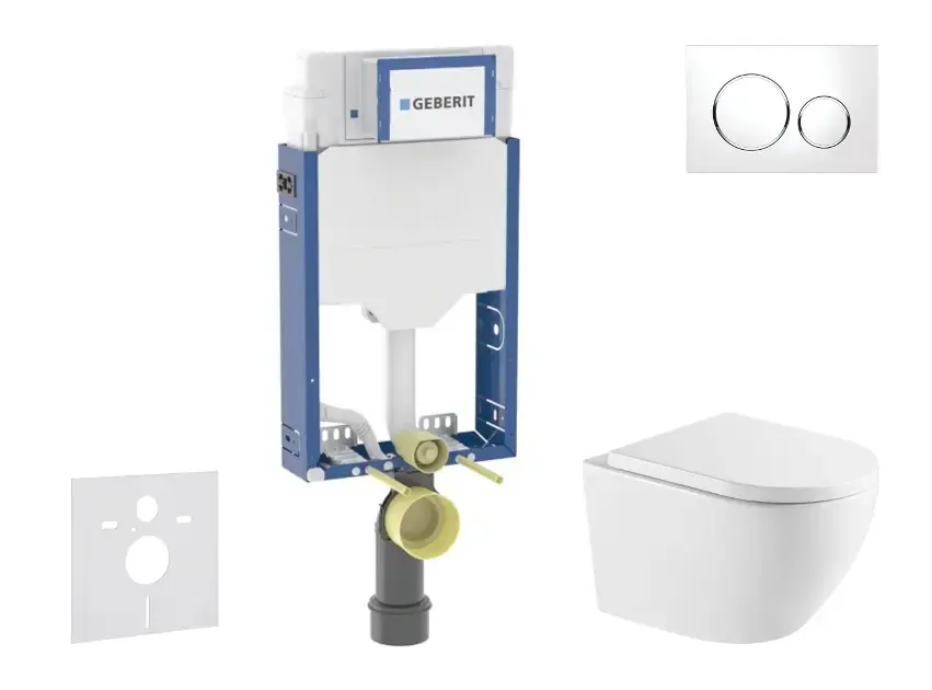 Árengedmény Geberit - Kombifix - Fali WC szett - SANI15CA3159