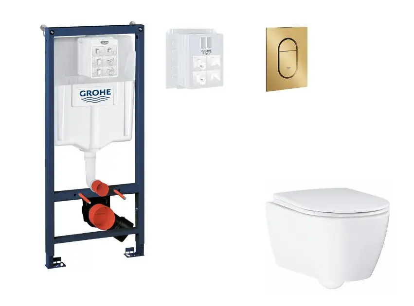 Biztonságos fizetés Grohe - Rapid SL - Fali WC szett - SANI11BB4139