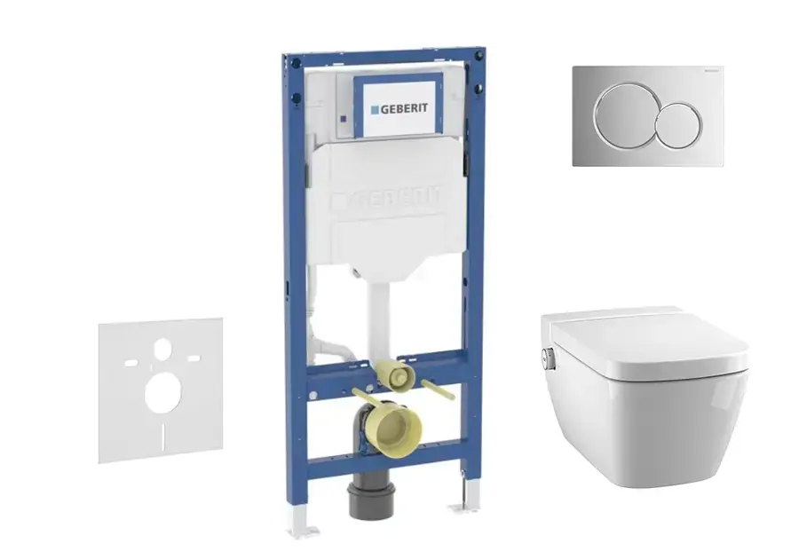 Gyors kiszállítás Geberit - Duofix - Fali WC szett - SANI11CT1101