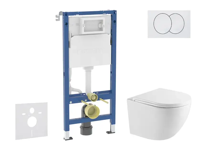 Árcsökkenés Geberit - Duofix - Fali WC szett - SANI11CA31102